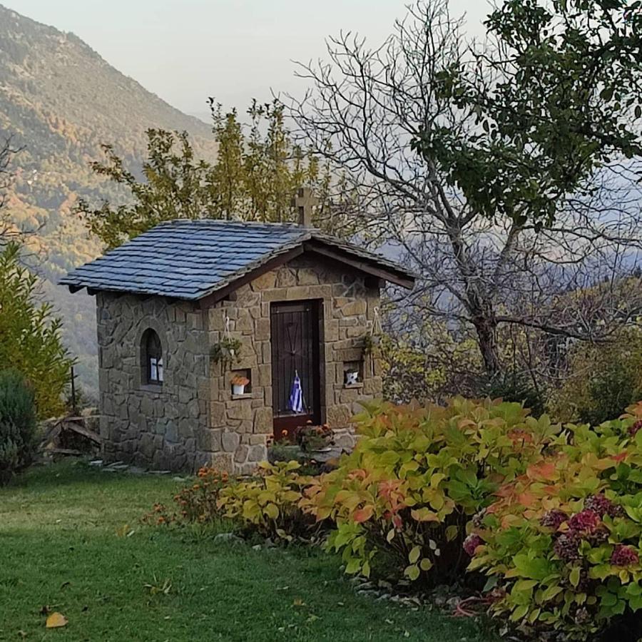 Παραδοσιακή Πέτρινη Κατοικία Στην Βλάχα Ελάτης Zewnętrze zdjęcie